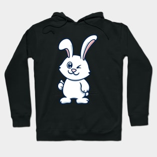 Cute Rabbit Giving Thumb Up Hoodie